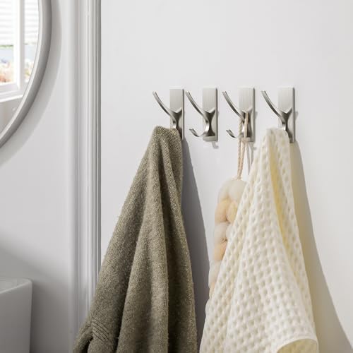 10 Pack Self Adhesive Towel Hooks: Extra Strong 13LB, Stainless Hook - Image 7