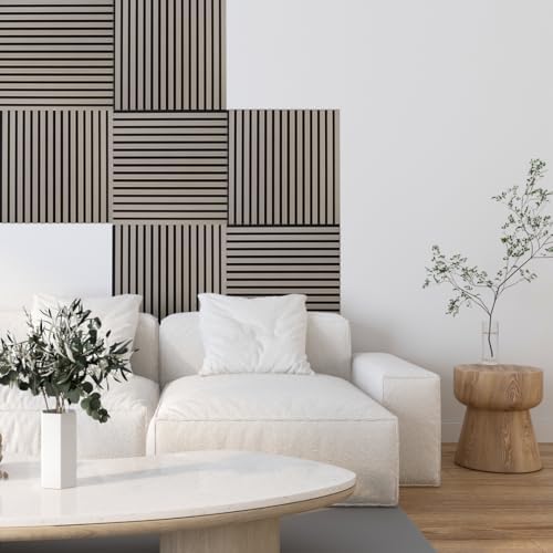 IZODEKOR Wood Acoustic Wall Panels 23.5"x23.5" - Image 4