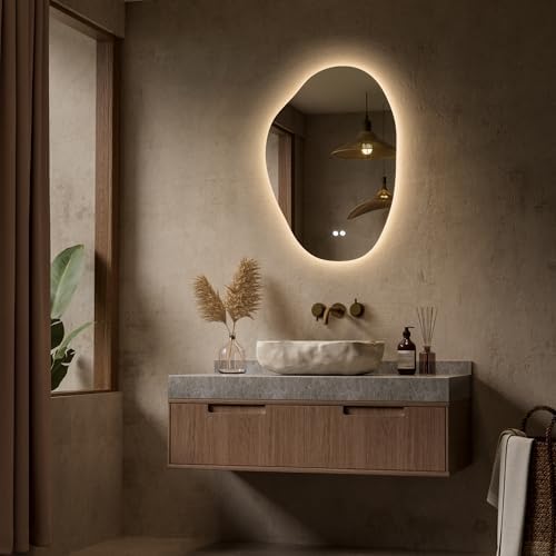 Keonjinn 22" x 30" Asymmetrical Bathroom Mirror - Image 2