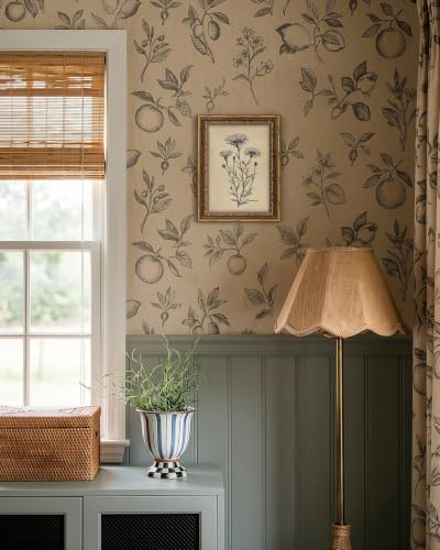 InSimSea Vintage Floral Wall Art, Botanical Sketch Canvas Print, 8x10 Inch - Image 5