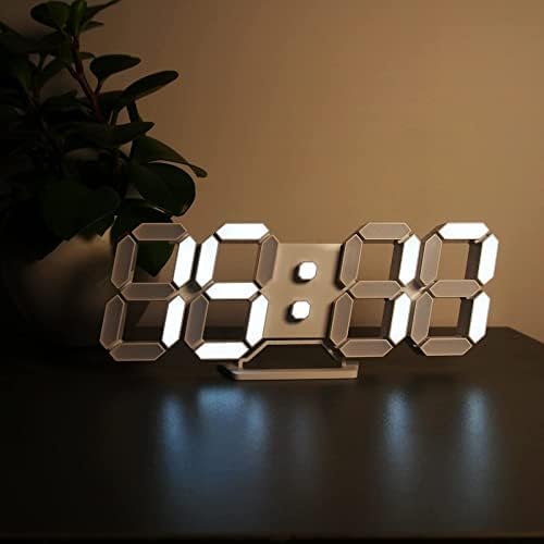 Deeyaple LED Clock, 3D Digital Wall & Desk Alarm Clock - Image 6