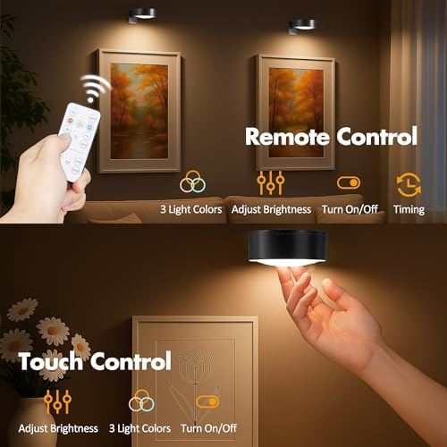 Picture Lights for Wall, Wireless Poster Lights Battery Operated - Image 5