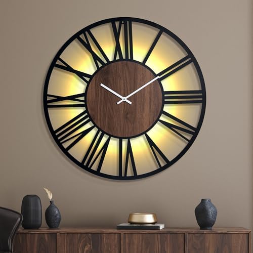 30 Inch Large Metal Wall Clock by ArtfulClocksBeautifulMoments