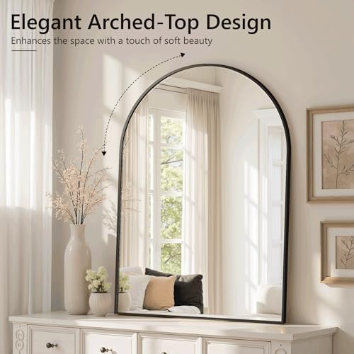 Arched Bathroom Mirror for Wall - Image 4