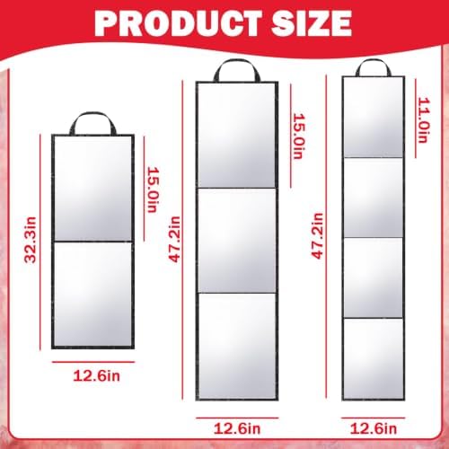 Foldable Acrylic Full Length Mirror - Image 2