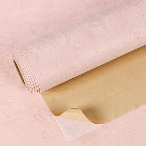 VEELIKE Blush Pink Crushed Velvet Drawer Liner Self Adhesive Velvet Flocking by VEELIKE
