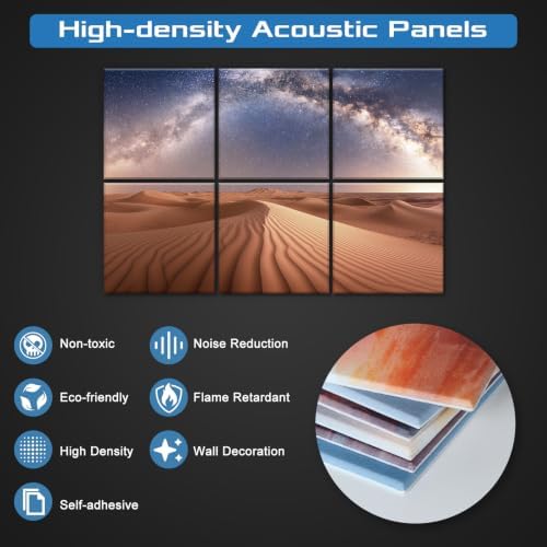 Decorative Acoustic Panels 6 Pack - Image 5