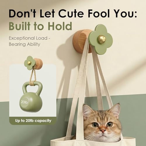 Tindbea Upgreded Heavy Duty Coat Rack Wall Mount - Image 6
