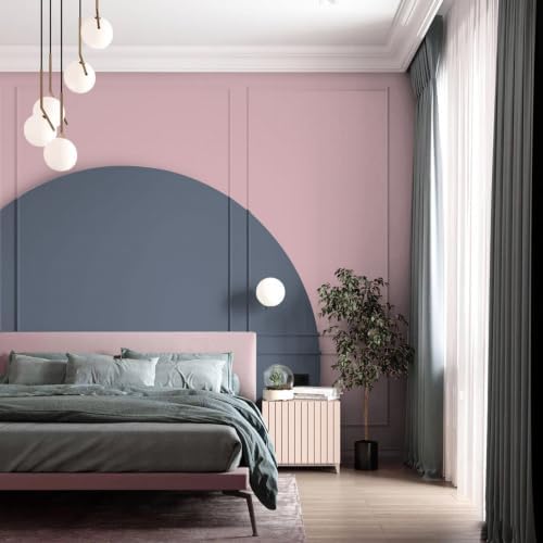 Pink Peel and Stick Wallpaper Self-Adhesive Contact Paper Not Ease Torn - Image 5