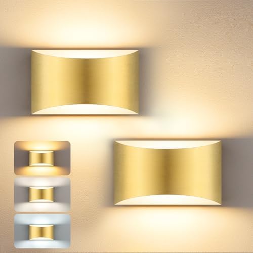 MATAMEYE Modern LED Wall Sconce Set of 2 by MATAMEYE