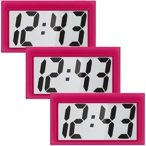 Frienda 3 Pieces Mini Small Digital Clock Stick On by Frienda