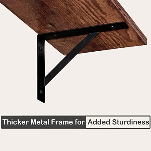 DINZI LVJ Long Wall Shelves, 47.3Inch Wooden Floating Shelves - Image 4
