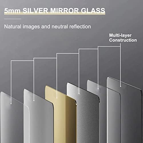 YOSHOOT Hand-Made Wooden Spliced Wall Mirror - Image 6