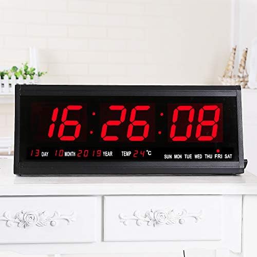Rsobl 18.9 Inch Oversized LED Digital Wall Clock Large Display - Image 6