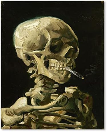 1 KINGO Van Gogh Canvas Wall Art: Skull of a Skeleton by 1KINGO