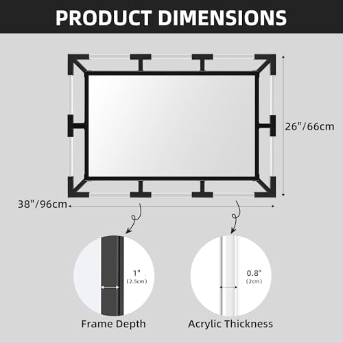 Chende Modern Black Wall Mirror Decor - Image 3