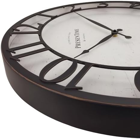 Presentime 21" Farmhouse Series Wall Clock - Image 4