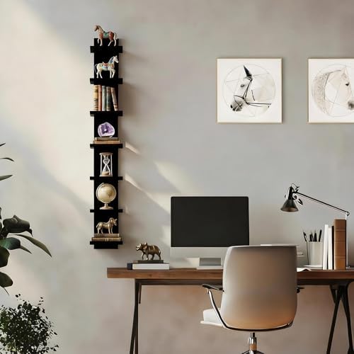 Homaterial 7 Tier Vertical Wall Shelf - Image 6