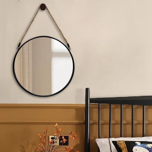 POZINO 24" Round Wall Mirror - Image 6