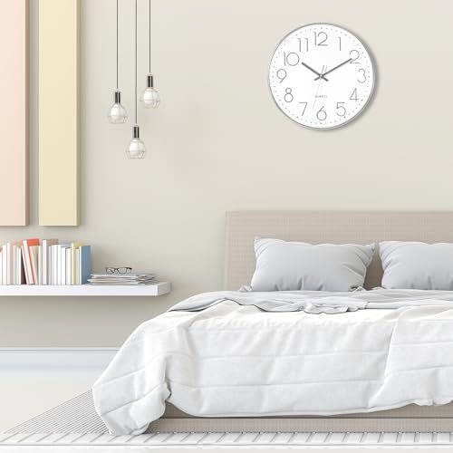 Foxtop Large 14" Wall Clock Silent Battery Operated Clock - Image 5