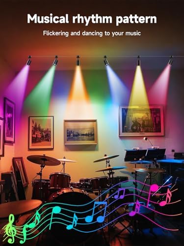 Tyute RGB Spotlight Indoor, Color Changing LED Uplighting Accent Spot Light - Image 4
