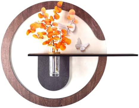 24 x 24 Inch 3D Round Wood Grain wall Decor - Image 2