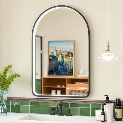 20"x30" Black LED Bathroom Mirror by JSneijder
