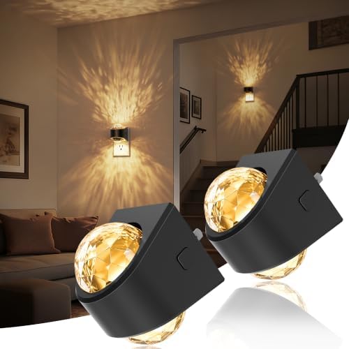 JandCase Night Lights Plug into Wall, 2 Pack Star Projector Night Light by JandCase