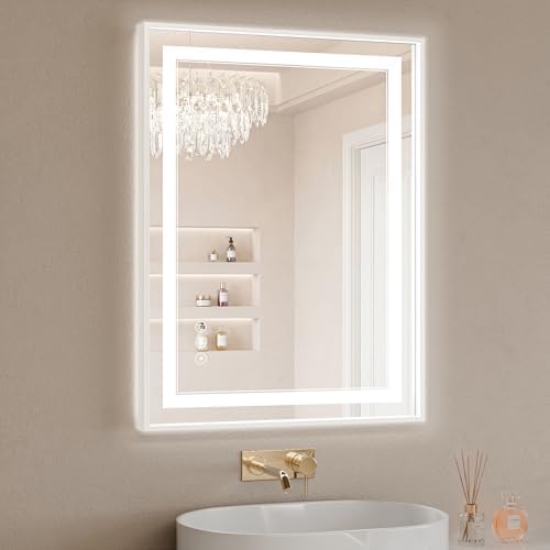 24"x32" LED Bathroom Mirror by MYSUNORIA