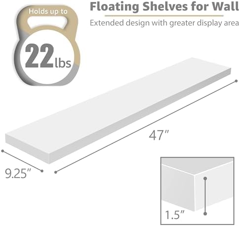 Sorbus Floating Shelves for Wall Storage - Image 3