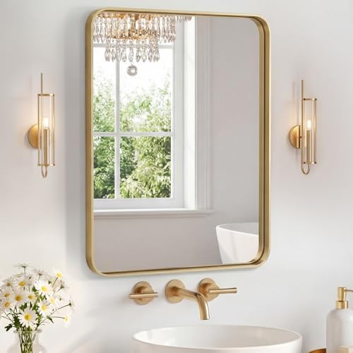 Sweetcrispy Bathroom Mirror 20x16 Inch, Vanity Mirror by Sweetcrispy