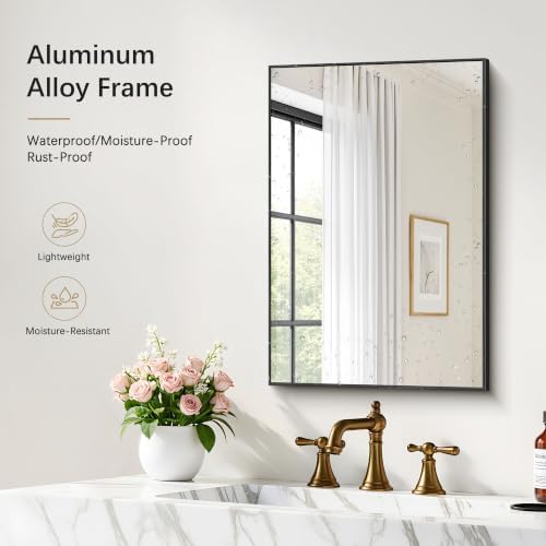 DESBING 16" x 24" Bathroom Mirror - Image 5