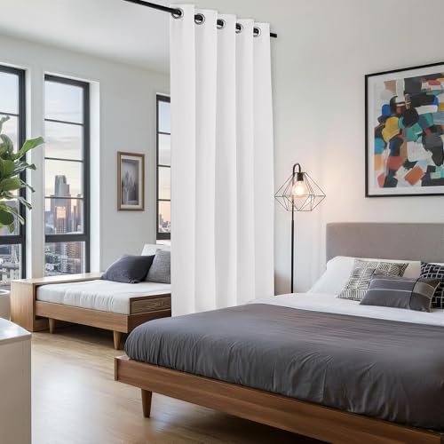 BONZER Room Divider Curtains Noise Reduce Privacy Blackout Curtains 1 Panel - Image 4