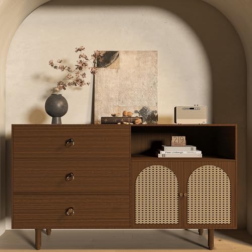 BAYYA Walnut Contact Paper Thick Matte Brown Wood Wallpaper Roll Peel Stick - Image 2
