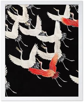 Poster Master Flying Cranes Poster by PosterMaster