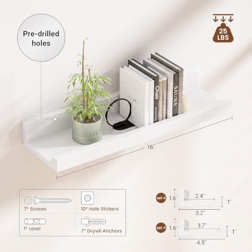 Heimlove 16 Inch Picture Ledge Shelf - Image 2