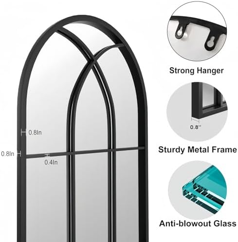 Prywot Arched Full Length Mirror - Image 6