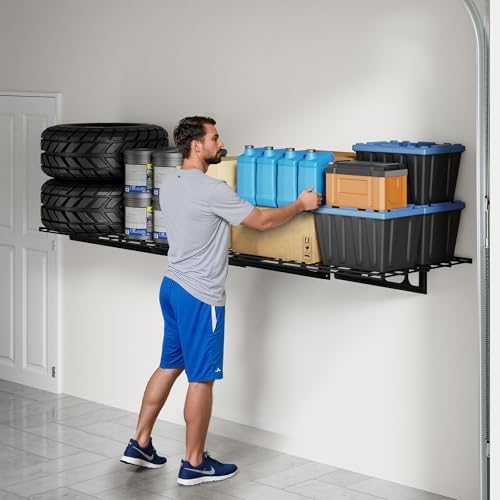 FLEXIMOUNTS 1-Pack 2x6ft Garage Shelving Wall-Mounted Storage Rack - Image 2