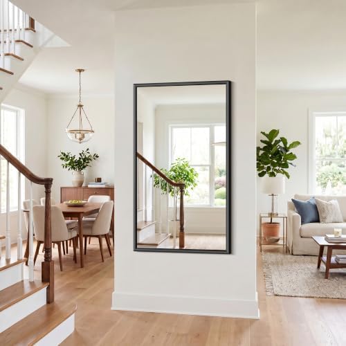 FORBATH Bathroom Mirror for Over Sink, 30x50 Inch Black Wall Mirror - Image 6