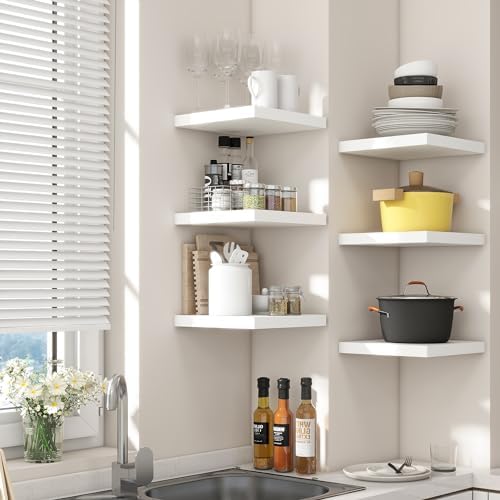 Venusmiles 8"x8" Square Floating Shelves - Image 2