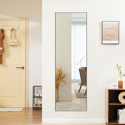 OLIXIS Black Full Length Mirror 15"x56" by OLIXIS