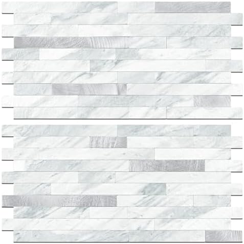 STICKGOO 2 Sheets Peel and Stick Backsplash Tile, Stick on Backsplash by STICKGOO