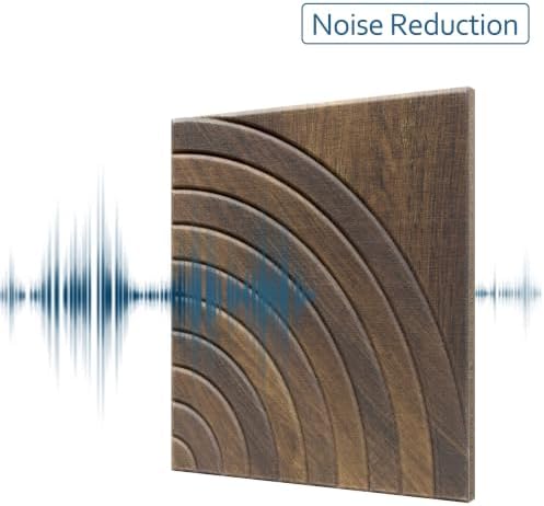 16-Pack Acoustic Wall Panels, 11.8" x 11.8" Peel and Stick PET Target-Look - Image 4
