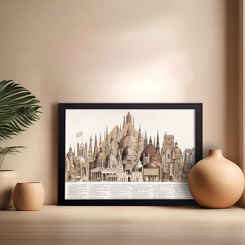Poster Master Vintage Principal High Buildings of the Old World Poster - Image 5