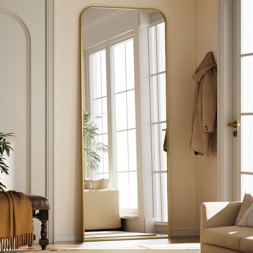 Full Length Mirror 71"x26" Arched Floor Standing Large Mirrors - Image 2