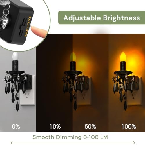 L LOHAS LED Flameless Candle Night Light, Night Lights Plug into Wall - Image 3