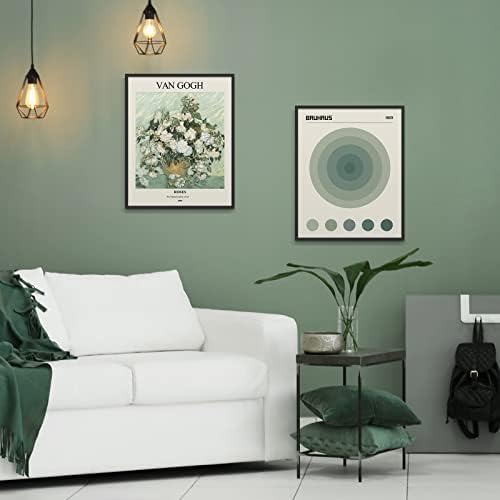 Habseligkeit Sage Green Master Wall Art Prints, Abstract Matisse Wall Art - Image 5