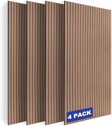 BUBOS 4-Pack Acoustic Panels 47.2"x23.6", Peel & Stick Sound Wall Panels by BUBOS