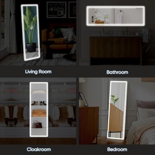 DUMOS 21"x 64" LED Full Length Mirror - Image 4