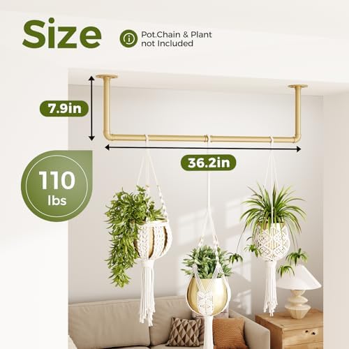 Bamworld Hanging Planters for Indoor Plants Plant Hanger Indoor - Image 5
